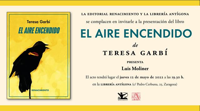 Teresa Garbí presenta El aire encendido